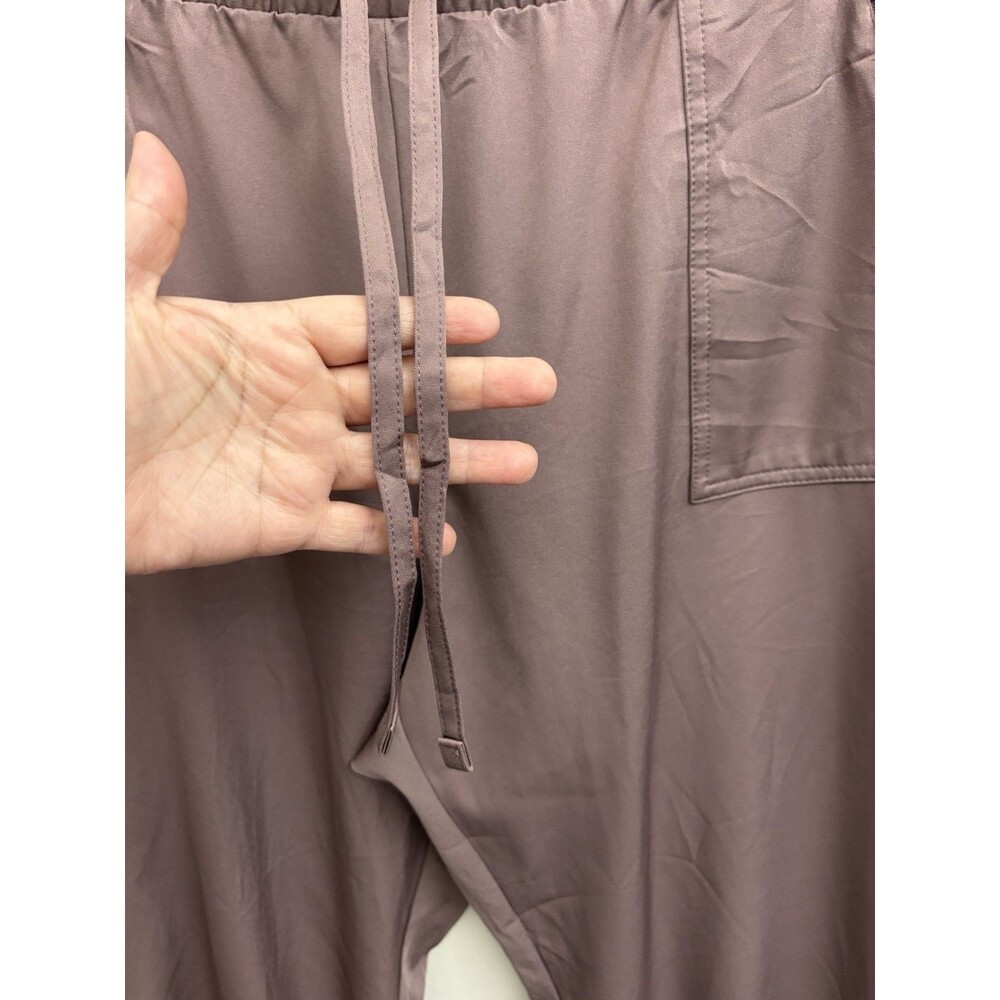 Magellan Outdoors Water Repellent Pants 1XL Purple Drawstring Waist Pockets - Picture 13 of 14